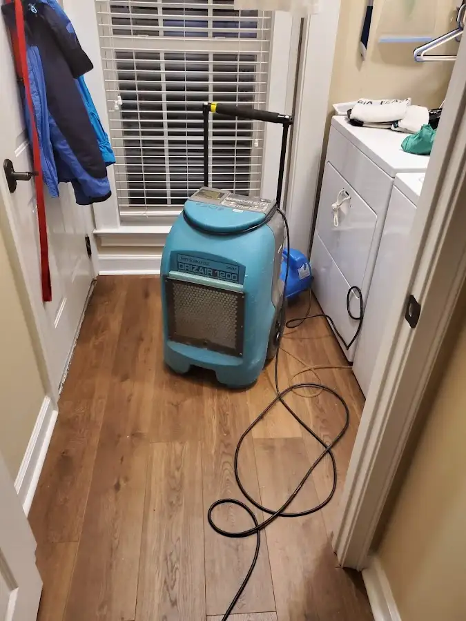 Commercial dehumidifier deployed for Flood Damage Cleanup in Hempfield